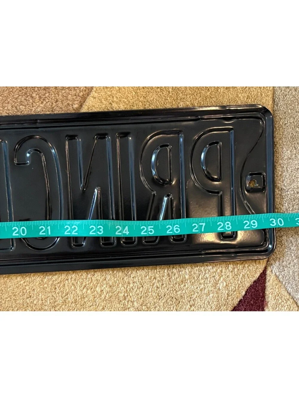 Vintage Princeton University Metal Sign Embossed License Plate Kester Sign Co